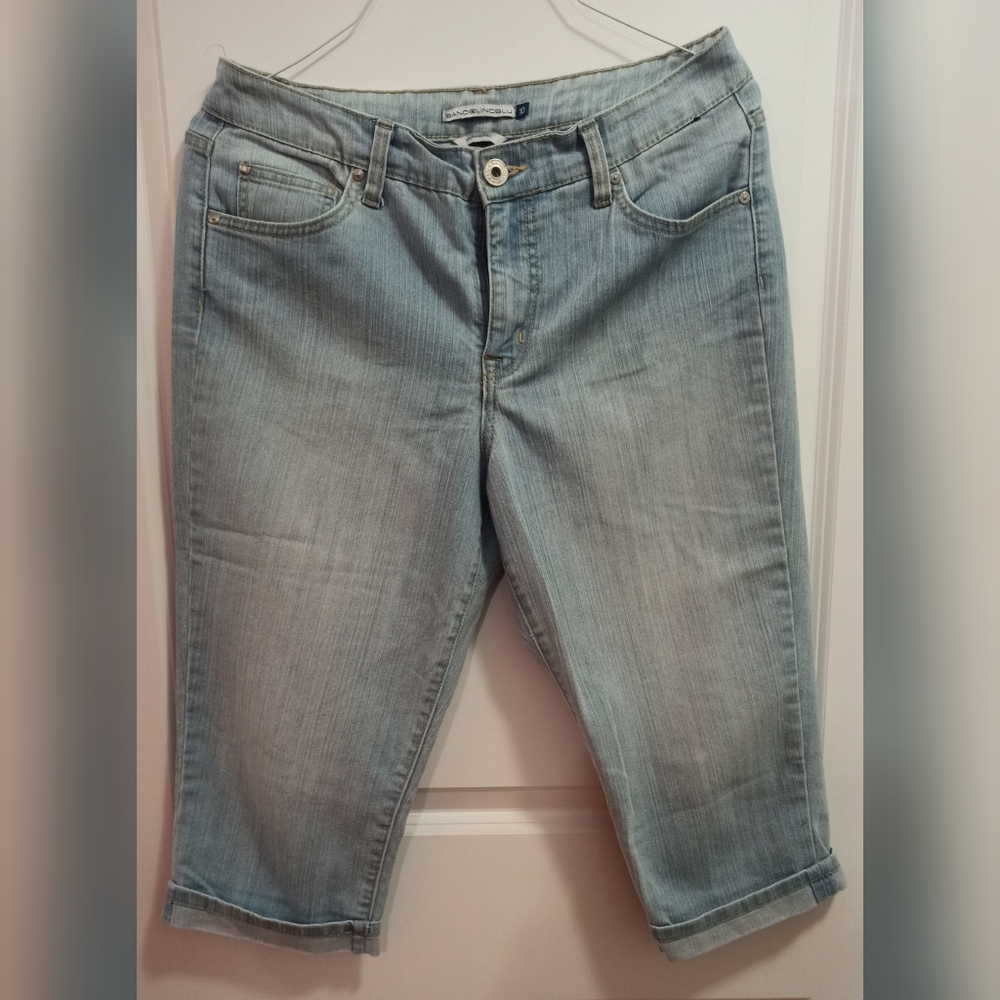 BANDOLINOBLUE STRETCH CAPRI SIZE 10